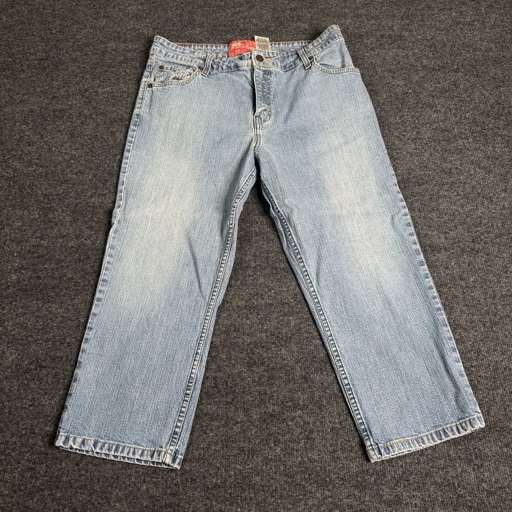 Levi's Strauss Signature Misses Jeans Bootcut Women's Size 14 Stretch Light Wash